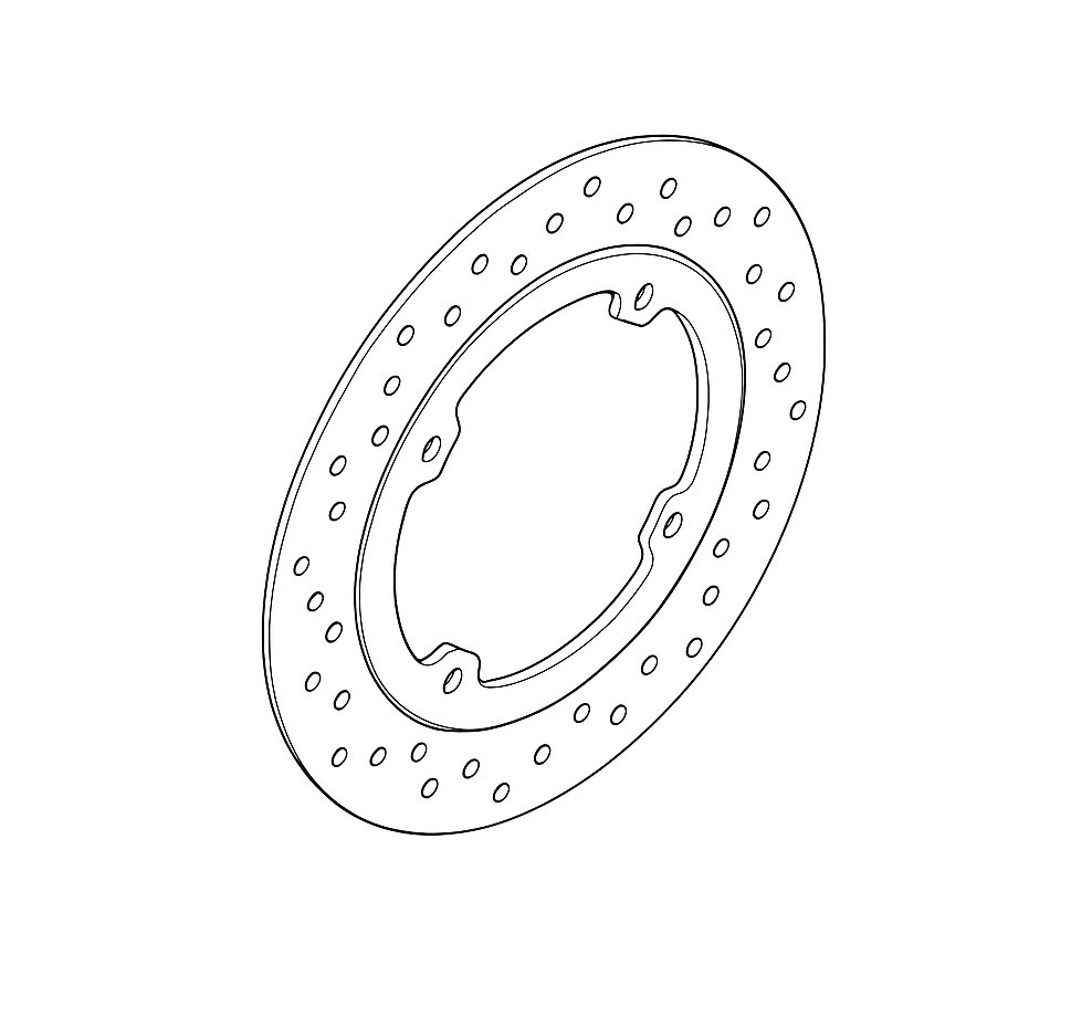 Disque de frein arrière - OEM